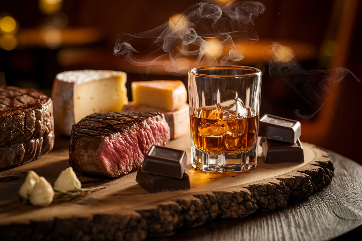 o que combina com whisky, dicas de harmonização